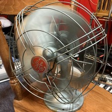 GE General Electric Vortalex, lâmina de 12” ~ ventilador oscilante de gaiola de metal de 3 velocidades funciona! comprar usado  Enviando para Brazil