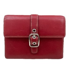 Usado, Bolsa carteira Coach Soho média encaixe três dobras fivela couro vermelho Y2K vintage comprar usado Usado, Bolsa carteira Coach Soho média encaixe três dobras fivela couro vermelho Y2K vintage comprar usado  Enviando para Brazil