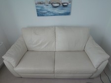 ikea white leather sofa for sale ikea white leather sofa for sale WOKINGHAM