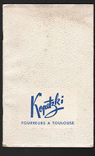 Toulouse catalogue kopetzki d'occasion  Baugy