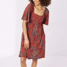 Fat Face NOVO Vestido Paisley Alice Sunkissed Vermelho Cereja Tamanho 4, usado comprar usado Fat Face NOVO Vestido Paisley Alice Sunkissed Vermelho Cereja Tamanho 4, usado comprar usado  Enviando para Brazil