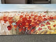 Wandbild xxl blumen gebraucht kaufen  Landshut
