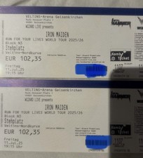 Iron maiden stehplatz gebraucht kaufen  Bergheim