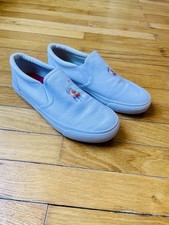 Chaussures plates blanches d'occasion  Paris-