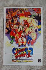 Pôster promocional de videogame Street Fighter 2 #1 década de 1980  comprar usado  Enviando para Brazil
