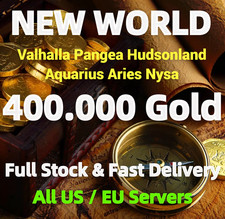 Moedas de ouro do Novo Mundo 400k/400 000 moedas/Leste Oeste dos EUA/UE/Qualquer servidor comprar usado  Enviando para Brazil