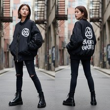 Jaqueta Koda Kumi W FACE OVERSIZED MA-1, Tamanho P, Preta comprar usado Jaqueta Koda Kumi W FACE OVERSIZED MA-1, Tamanho P, Preta comprar usado  Enviando para Brazil