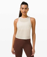 Tanque Lululemon Run and Train Racerback | Opala branca urze | Tamanho 8 ou 10 comprar usado  Enviando para Brazil