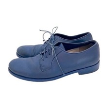 Sapatos de couro genuíno Jil Sander azul oxfords biqueira redonda minimalista 44 11 comprar usado  Enviando para Brazil