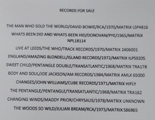 Various vinyl albums. for sale  HOOK