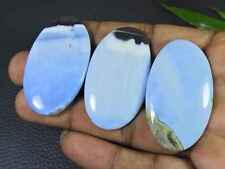 45-46 MM Natürlicher Peru Blau Opal Heilung Oval Cabochon Lose Edelstein 3 St..., usado comprar usado  Enviando para Brazil