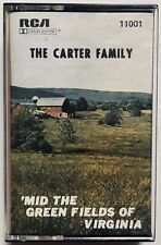 Cinta de casete de música The Carter Family Mid The Green Fields Of Virginia 1963 segunda mano  Embacar hacia Argentina