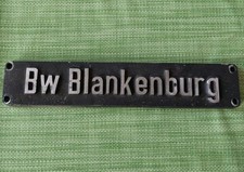Riginal lokschild blankenburg gebraucht kaufen  Gransee