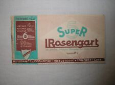 Brochure publicitaire rosengar d'occasion  Jonquières