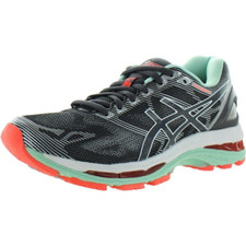 Tênis de corrida feminino ASICS Gel-Nimbus 19 carbono/branco/flash coral 6 D largura T751N, usado comprar usado  Enviando para Brazil
