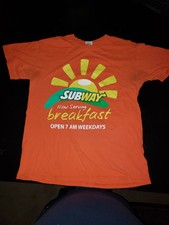 Subway shirt breakfast for sale  Auburn