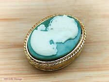 Green cameo style for sale  BARNSTAPLE