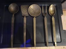 Vintage set brass for sale  BRISTOL