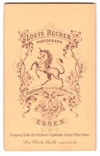 Fotografie Louis Becker, Essen, Fleischmarkt, Einhorn über Anschrift des Atelie  comprar usado Fotografie Louis Becker, Essen, Fleischmarkt, Einhorn über Anschrift des Atelie  comprar usado  Enviando para Brazil