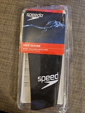 Usado, Boné de silicone sólido Speedo preto tamanho adulto - Novo comprar usado  Enviando para Brazil