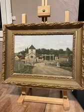 Tableau ancien huile d'occasion  Le Grand-Lemps