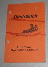 Ditch witch true usato  Spedire a Italy