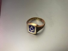 9ct gold freemason for sale  EAST GRINSTEAD