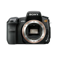 Corpo da câmera Sony A200 DSLR com kit de lentes de zoom duplo usado comprar usado  Enviando para Brazil