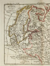Mappa antica incisione usato  Italia