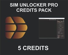 SIM Unlocker Pro Credits, pacote com 5 créditos comprar usado  Enviando para Brazil