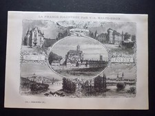 Gravure 1883 illustrée d'occasion  Lunéville