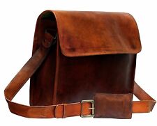 Bolsa de couro genuína satchel ombro tiracolo feminina carteiro comprar usado  Enviando para Brazil