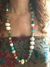 Collana lunga donna usato  Italia