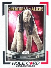 SWEEBOTTA 2023 Topps Star Wars Obi-Wan Kenobi #8 Criaturas e Aliens Vermelho 62/99 comprar usado  Enviando para Brazil