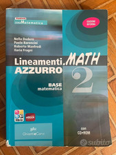 Lineamenti. math azzuro usato  Roma