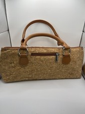 Usado, Bolsa de cortiça Primeware bolsa refrigeradora vinho clutch bronzeada 15” com alças lancheira comprar usado  Enviando para Brazil