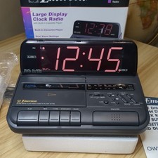 Emerson AK2786 FM/AM relógio digital rádio áudio cassete toca-fitas alarme (C2) comprar usado  Enviando para Brazil