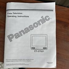 Usado, Manual de instruções de operação Panasonic modelo CT-27G21 comprar usado  Enviando para Brazil