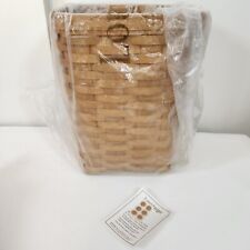Longaberger 2007 marrom quente pequena cesta de resíduos quadrada~ESCRITÓRIO~RECICLAGEM~PAPEL comprar usado  Enviando para Brazil