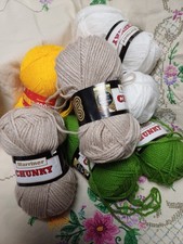 Bundle chunky acrylic for sale  BARGOED