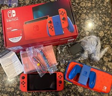 Consola Nintendo Switch EDICIÓN MARIO ROJO y AZUL Rojo Joy Con Edición Limitada segunda mano  Embacar hacia Mexico