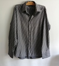 Chemise grise rayures d'occasion  Bourg-de-Thizy