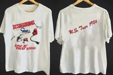 Camiseta branca algodão Scorpions Love At First Sting turnê EUA 1984 P-5XL VN0720, usado comprar usado  Enviando para Brazil