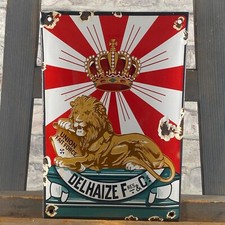 Delhaize enamel sign d'occasion  Expédié en Belgium