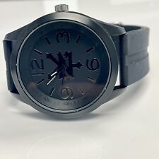 Relógio Zoo York design black out masculino preto 46mm caixa mostrador e alças nova bateria comprar usado  Enviando para Brazil