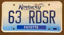 Kentucky vanity license for sale  Owensboro