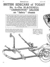 1953 blacknell carrington for sale  SIDCUP