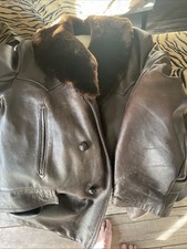 Ancienne parka cuir d'occasion  Tannay