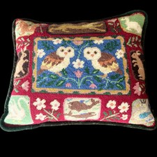 Owl wool needlepoint for sale  Bothell