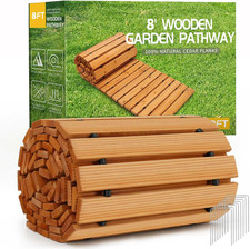 Percorso giardino legno usato  Roma